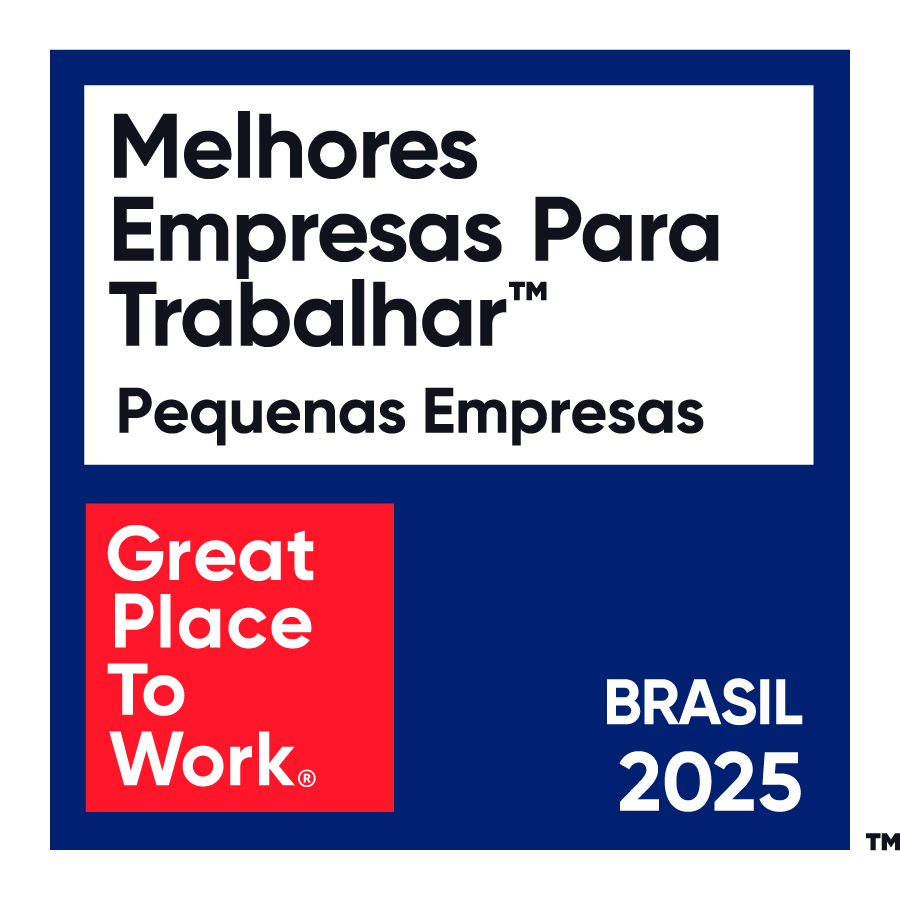 Selo Great Place To Work — Melhores Empresas Para Trabalhar, Pequenas Empresas, Brasil 2025